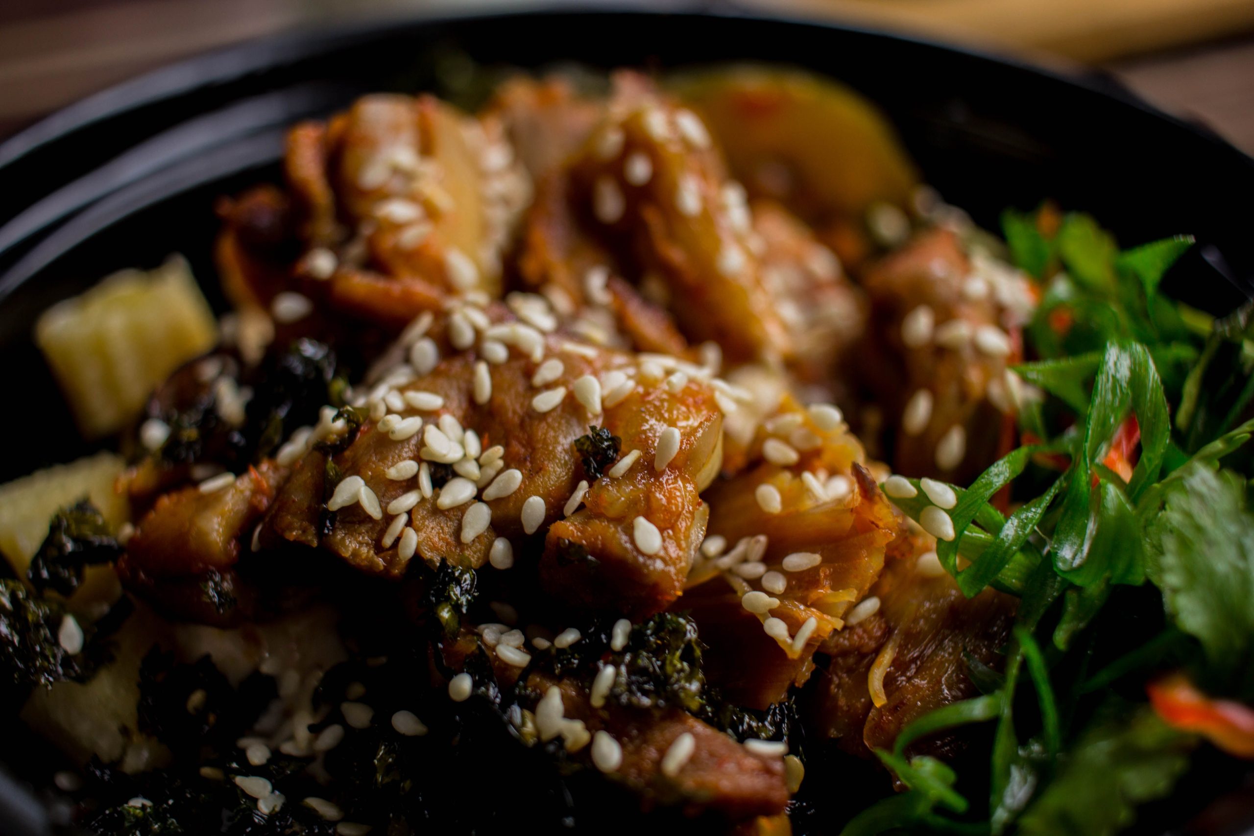 Sesame Glazed Crispy Chicken Portion