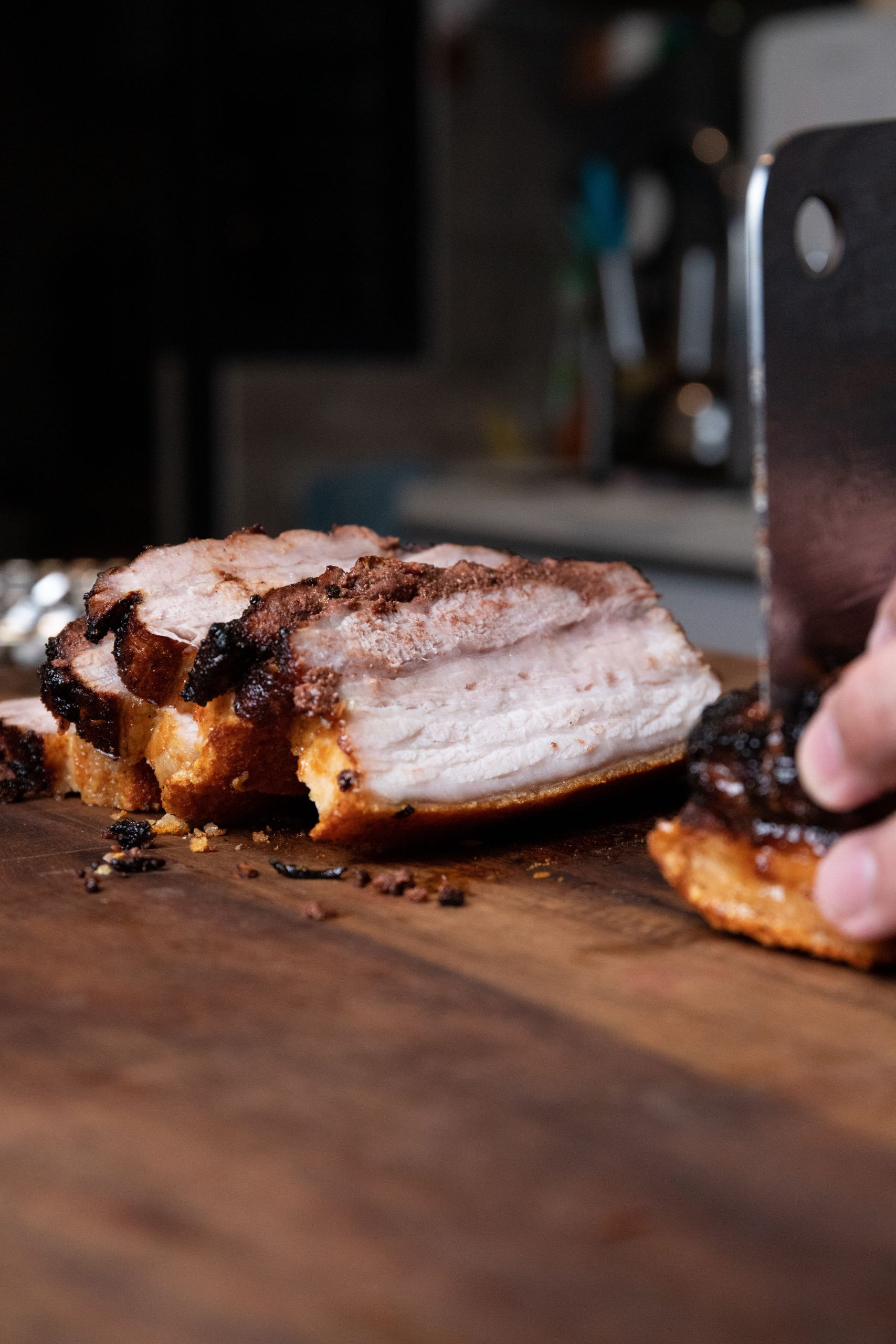Crispy Pork Belly Roast Meal