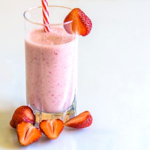 Strawberry Flavor Cold Milkshake