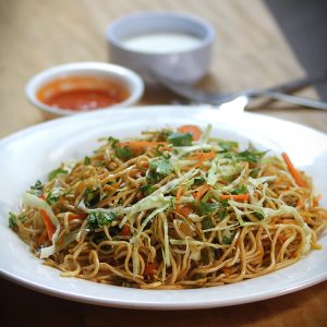 Vegetable Noodle Stir Fry Serving