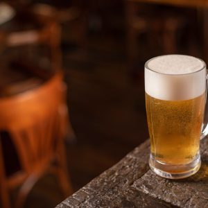 Rich Stout Beer Pint Serving