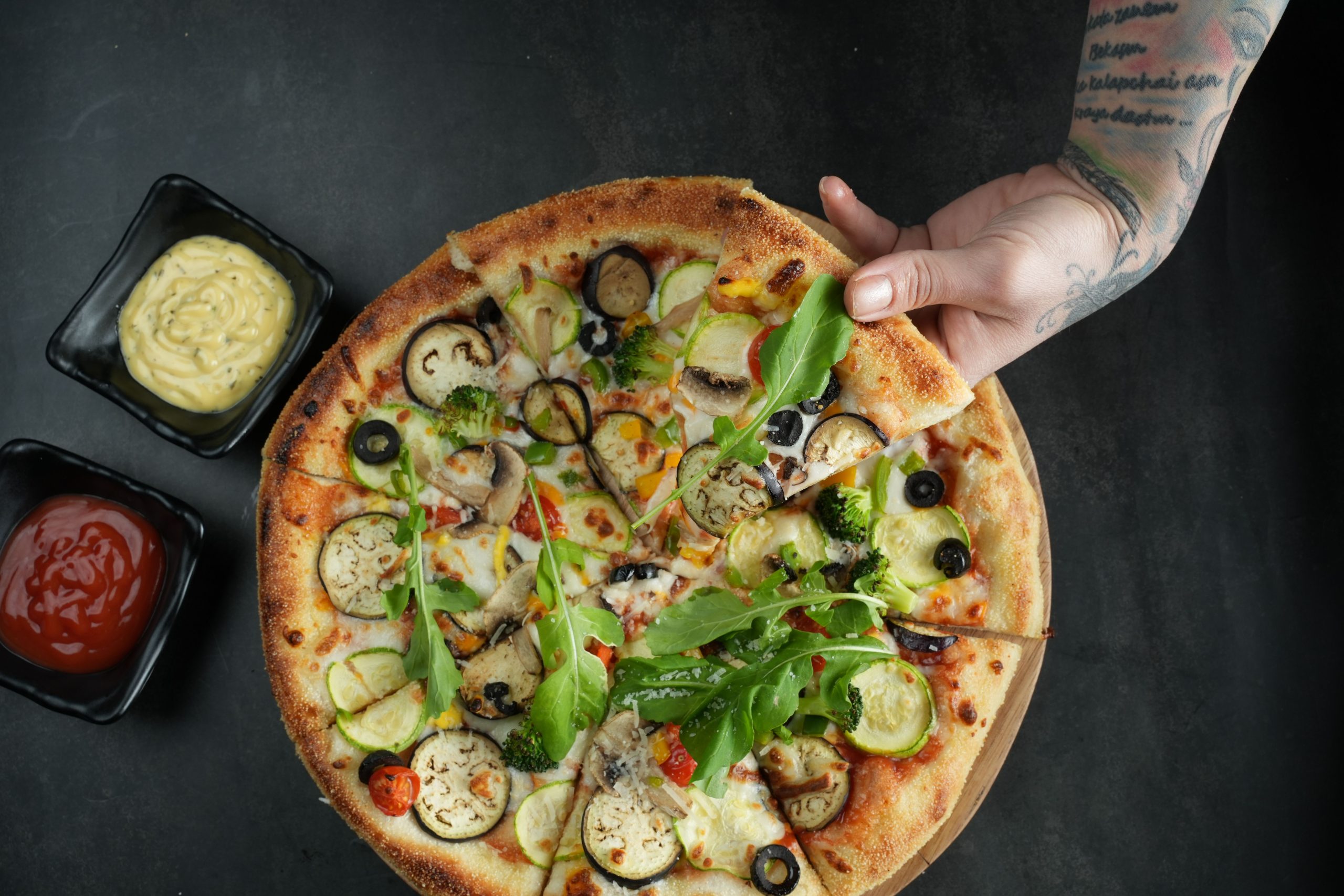 Vegetarian Mixed Topping Pizza