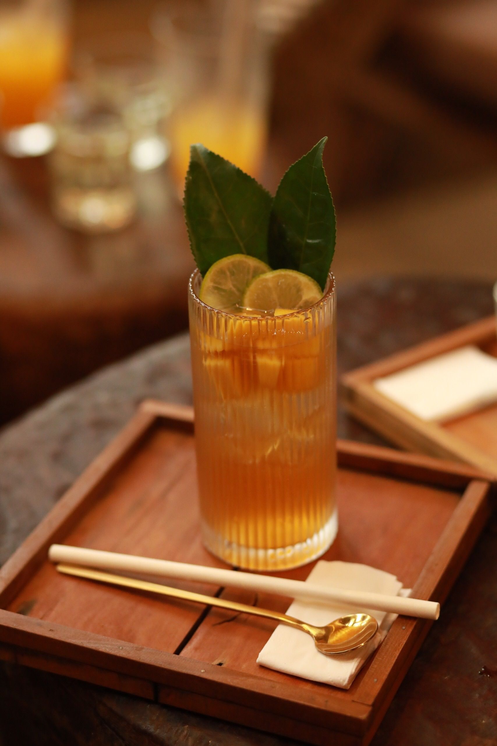Fresh Lemon Iced Tea Serving Cup