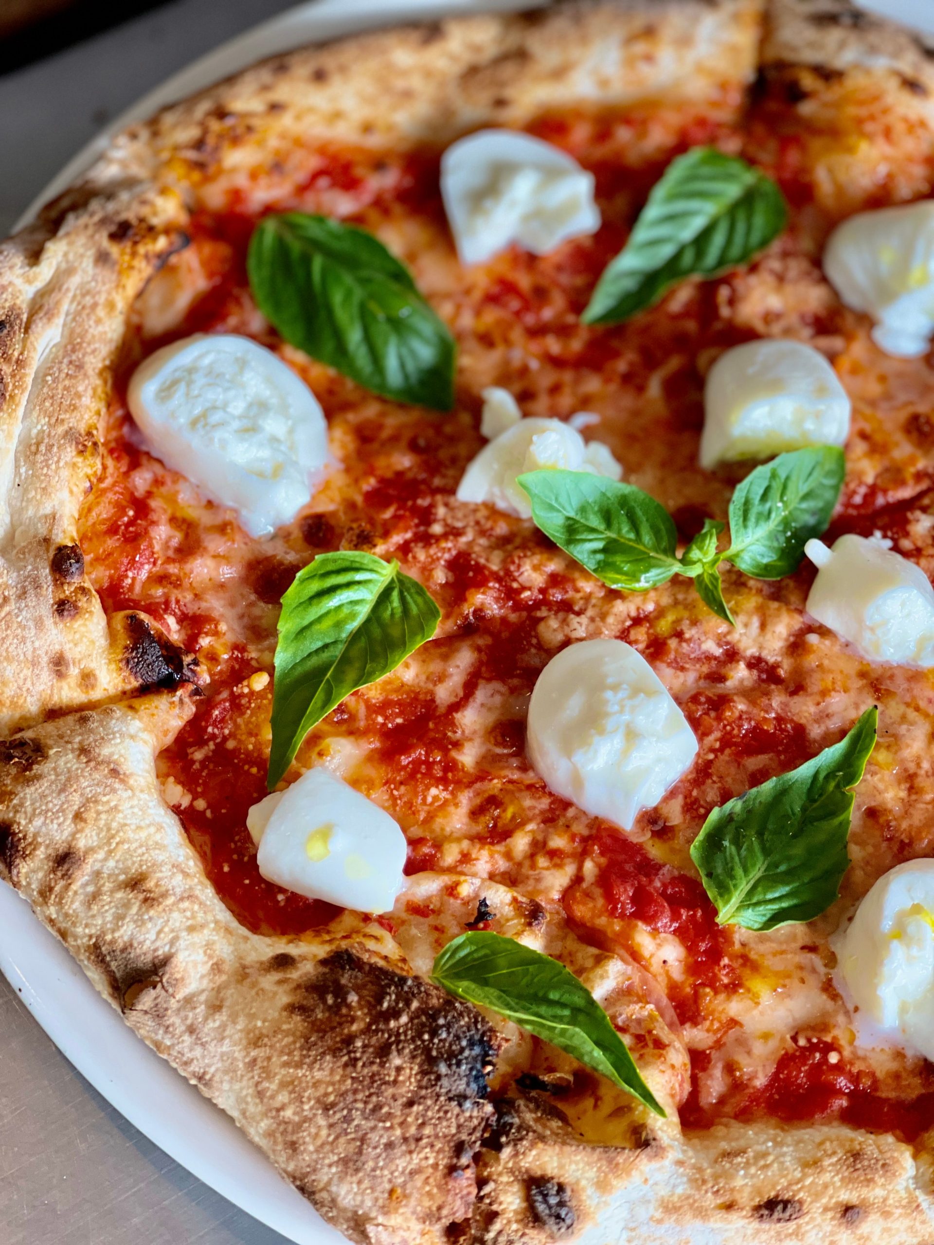 Classic Wood Fired Margherita Pizza