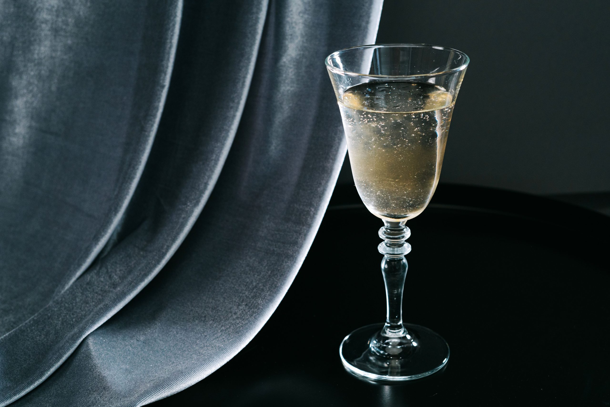 Sparkling Medium Dry Wine Glass