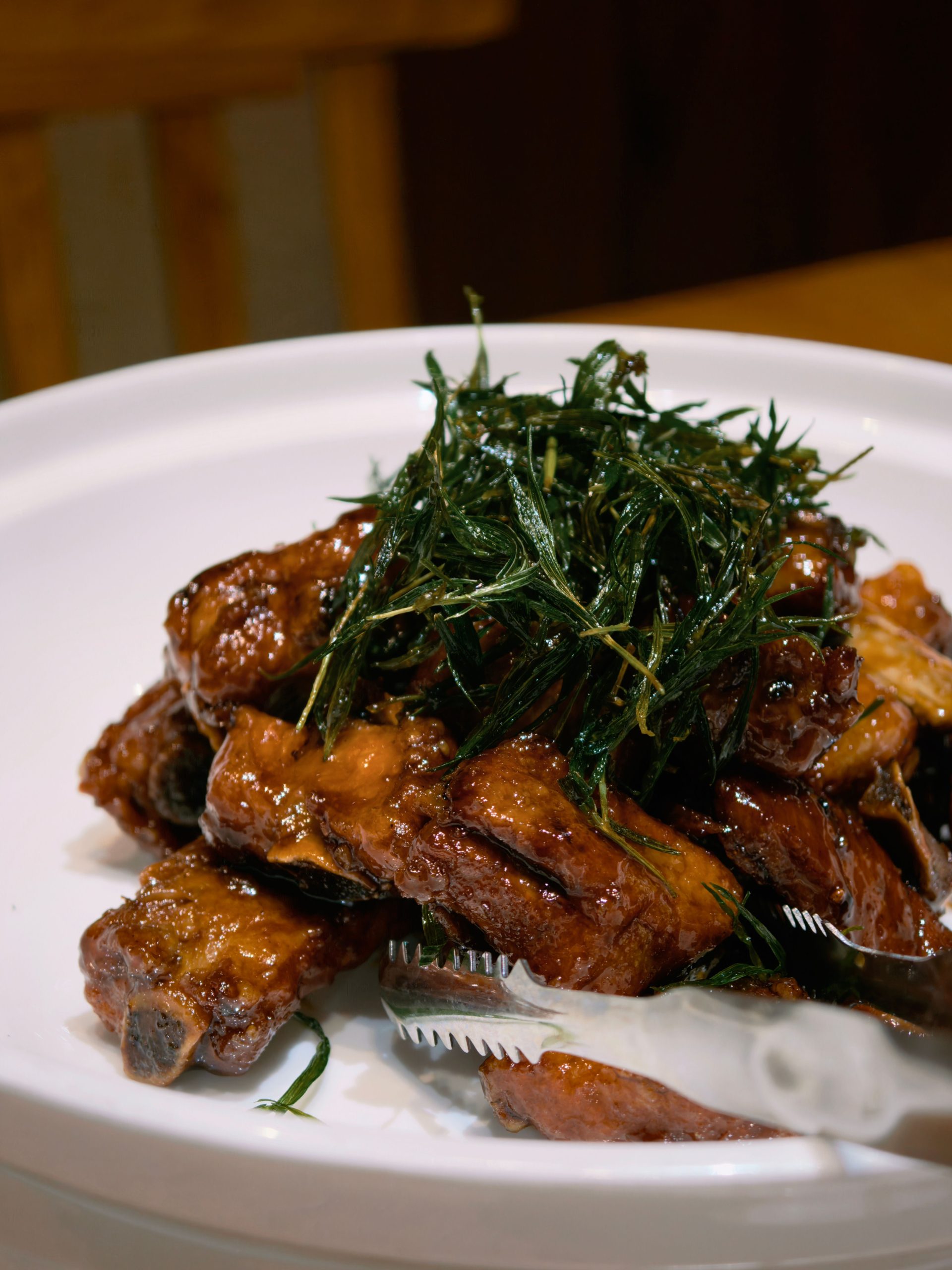 Sweet And Sour Pork Ribs Serving