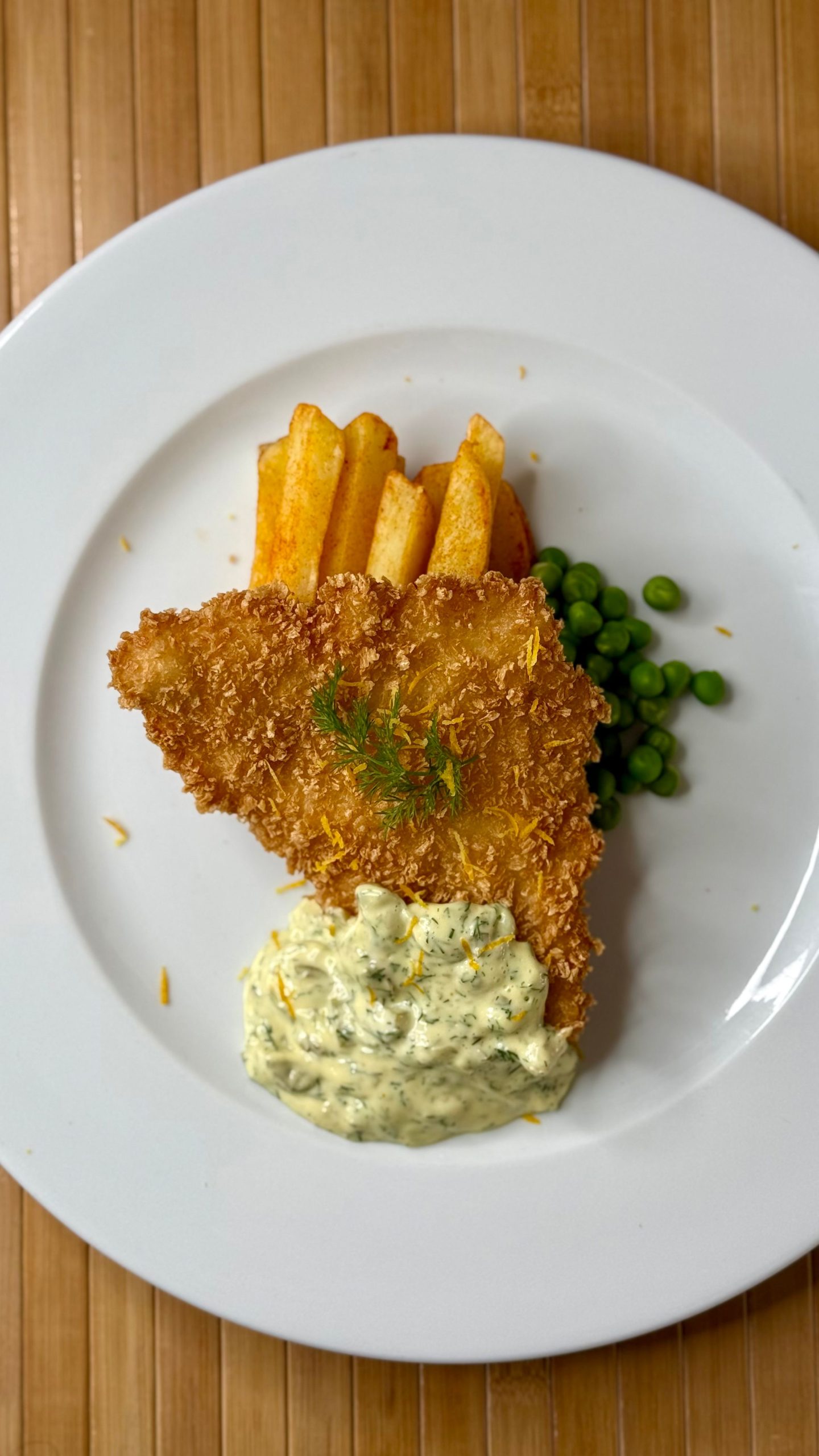 Crispy Cod Fillet with Chips
