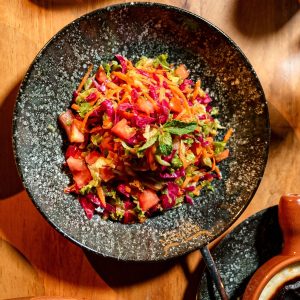 Carrot Cabbage Coleslaw Side Dish