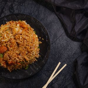 Chicken Flavored Fried Rice Portion