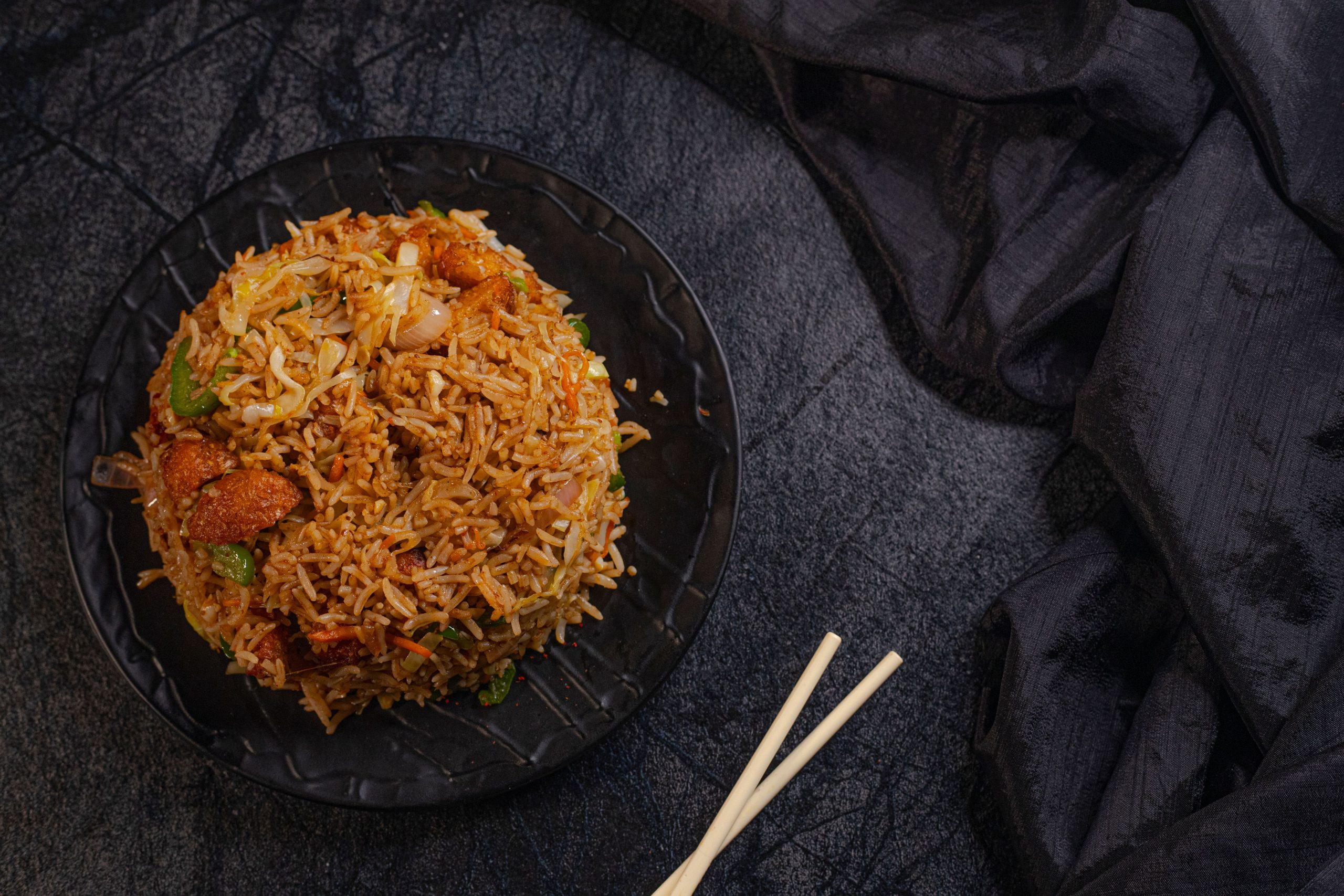 Chicken Flavored Fried Rice Portion