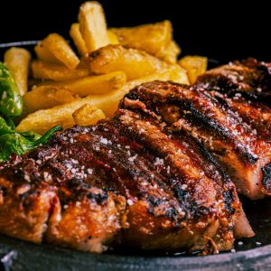 Juicy Sirloin Steak Dinner Set