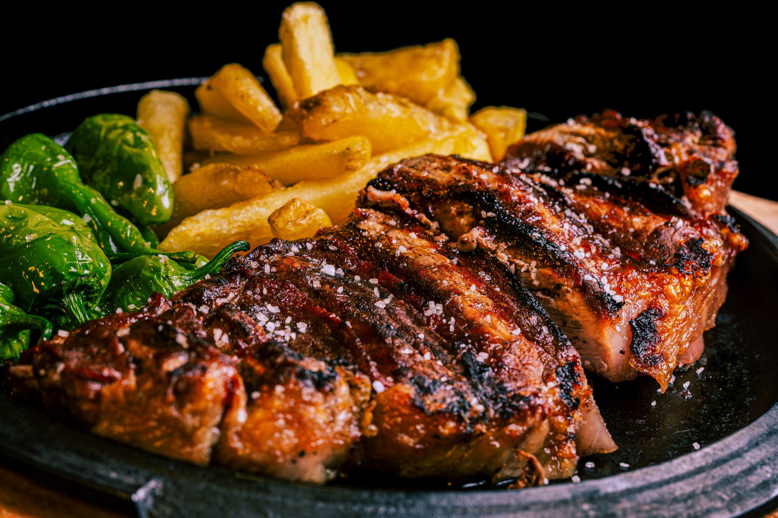 Juicy Sirloin Steak Dinner Set