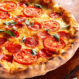 Italian Pepperoni Stone Baked Pizza