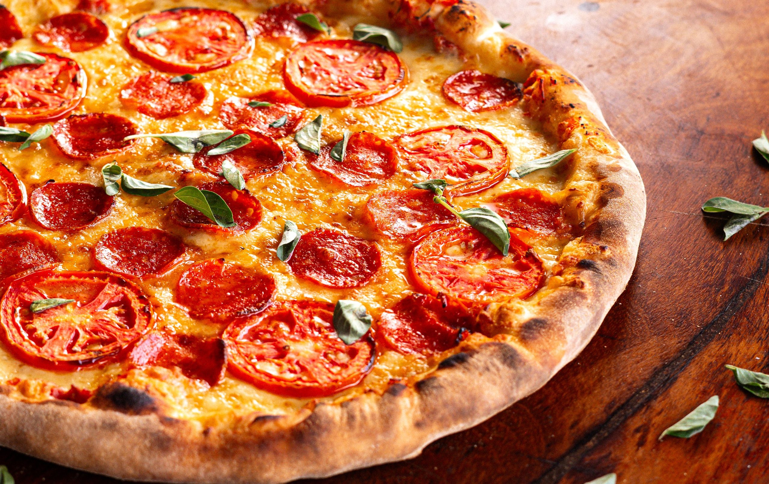 Italian Pepperoni Stone Baked Pizza