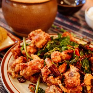 Hunan Style Spicy Chicken Plate