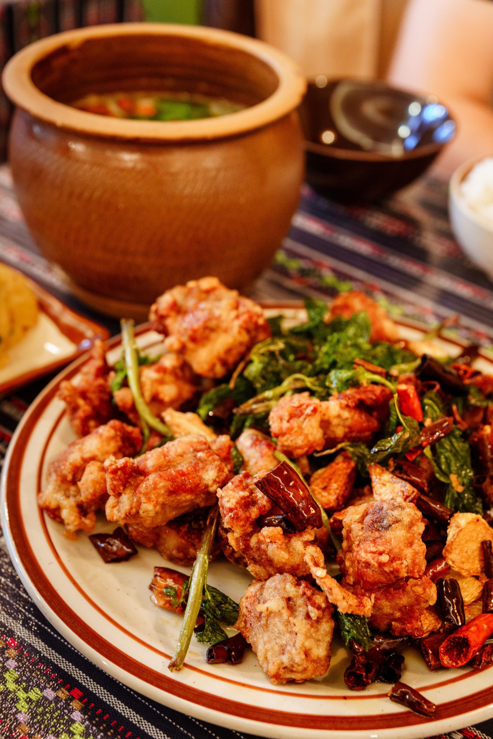 Hunan Style Spicy Chicken Plate