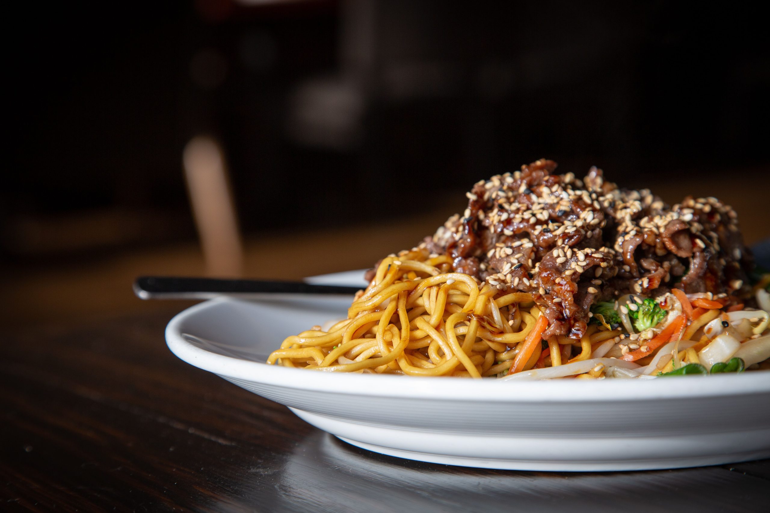 Beef Noodle Pan Fry Dish