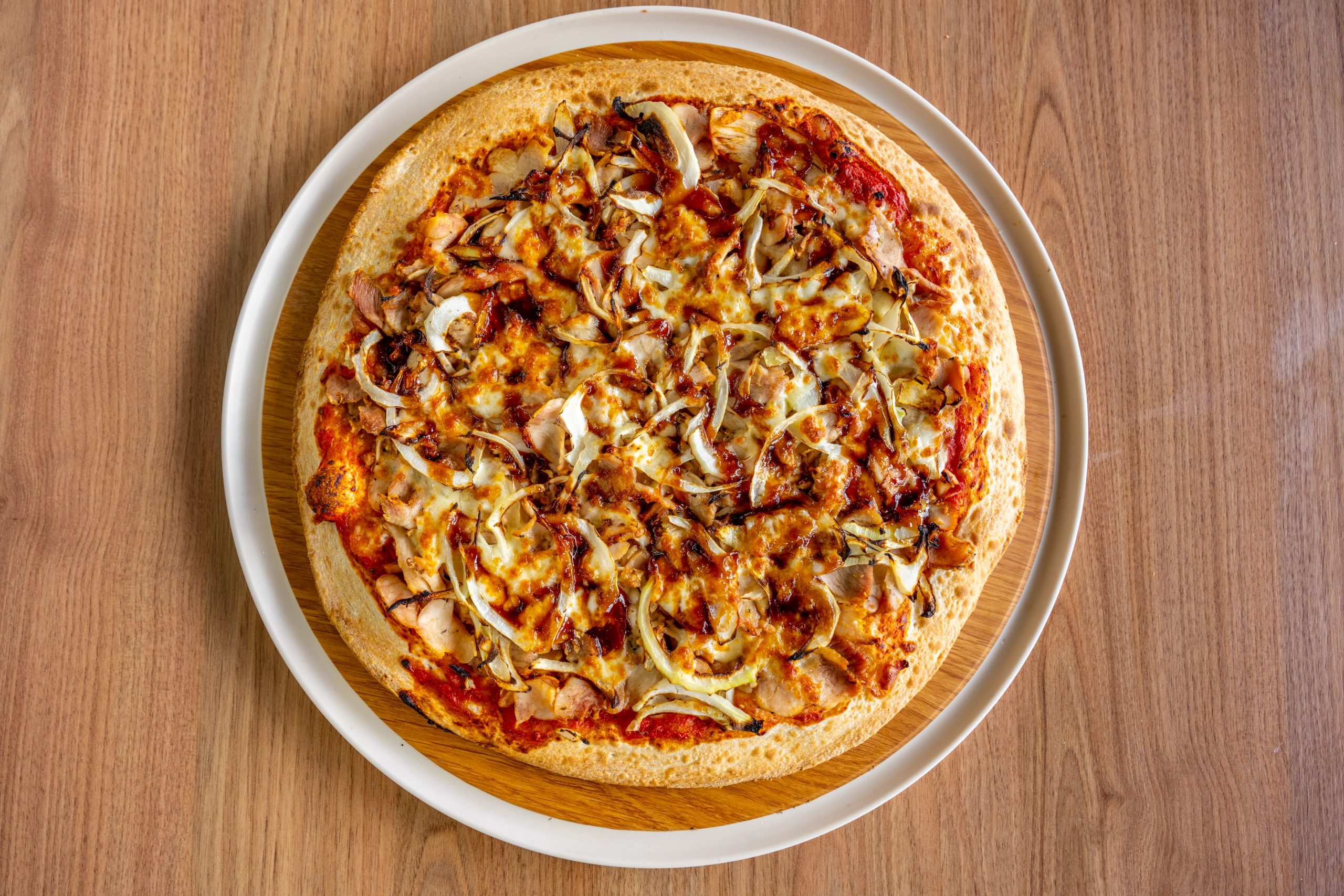 BBQ Chicken Wood Fired Pizza