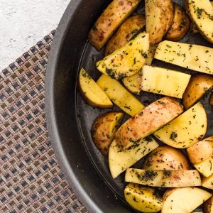 Roasted Potato Wedges Side Dish