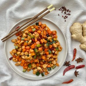 Kung Pao Chicken Portion Dish