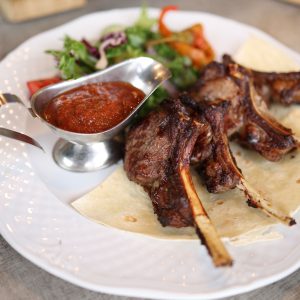 Grilled Lamb Chop Main Meal Plate