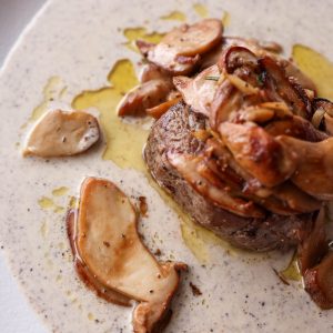 Creamy Mushroom Steak Meal